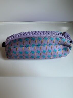 H-E-B Destination Holiday Electric Texas Purple Zippered Pouch NEW